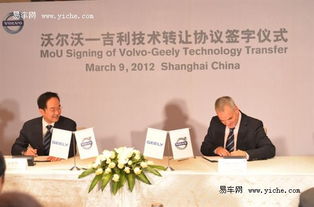 沃爾沃與吉利深化合作，簽署技術(shù)轉(zhuǎn)讓協(xié)議共繪未來藍(lán)圖